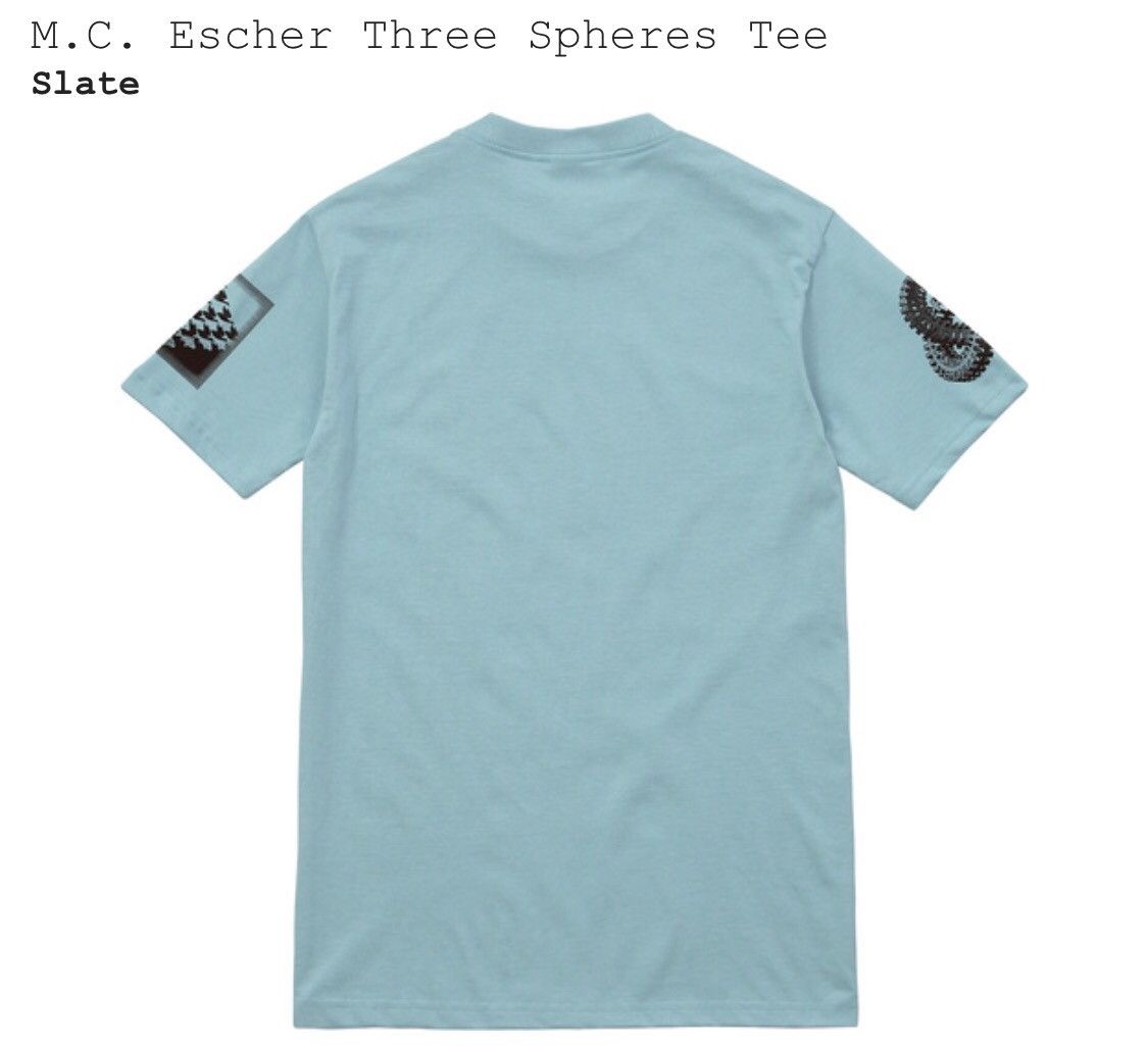 Supreme M.C. Escher Three Spheres Tee | Grailed 