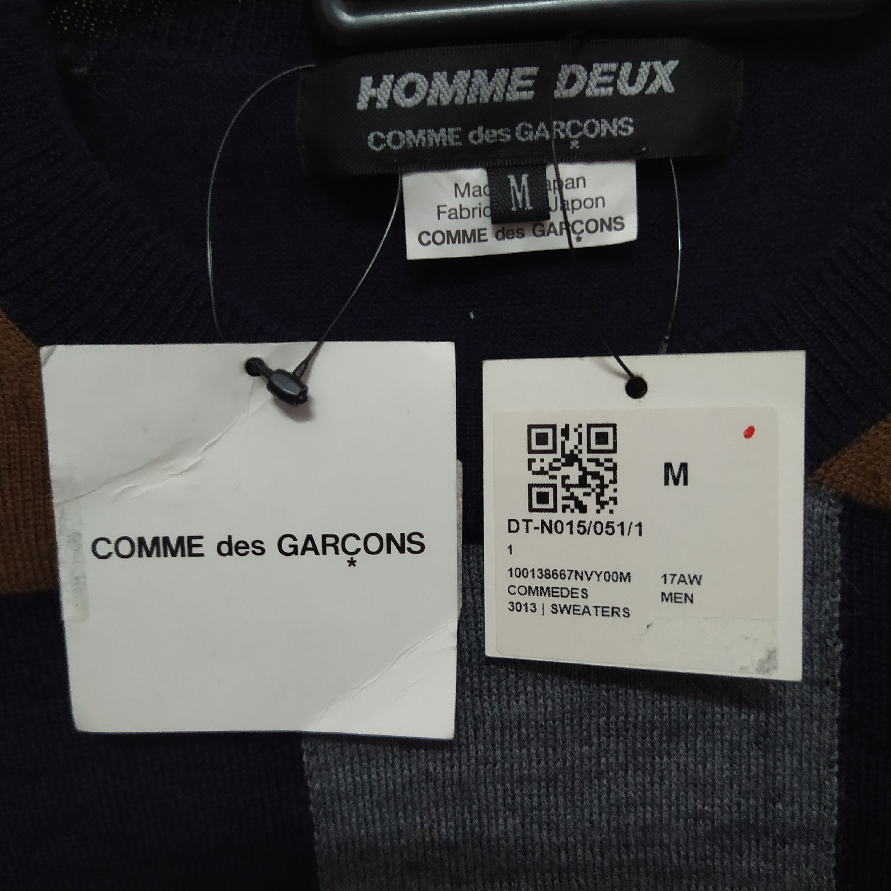 Comme des Garcons Homme COMME DES GARCONS HOMME DEUX PATCWORK KNITWEAR (D2) Size US M / EU 48-50 / 2 - 3 Thumbnail