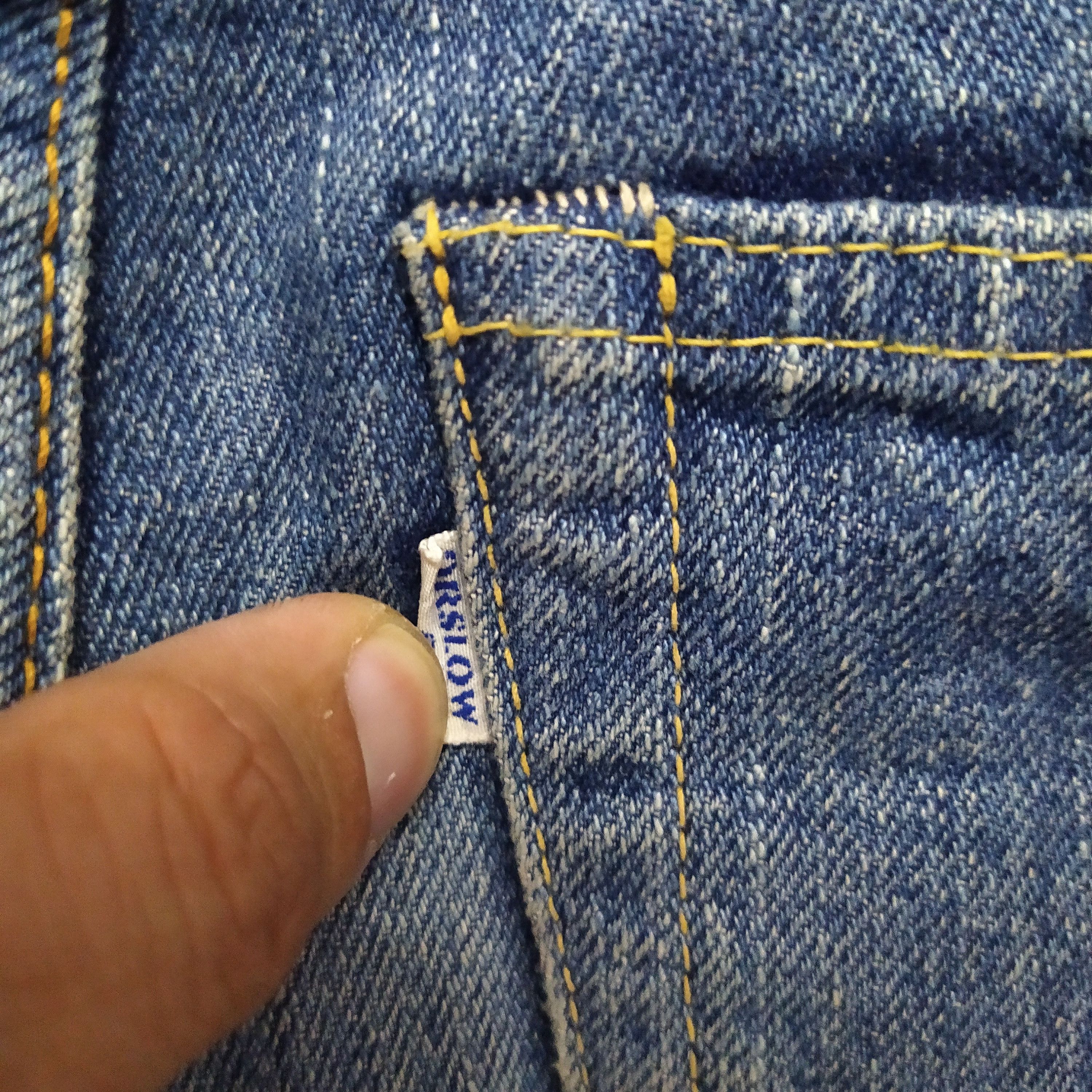 Orslow ORSLOW 107 DENIM 2 YEAR WASH TYPE ABOVE ANKLE (D5) Size US 29 - 2 Thumbnail