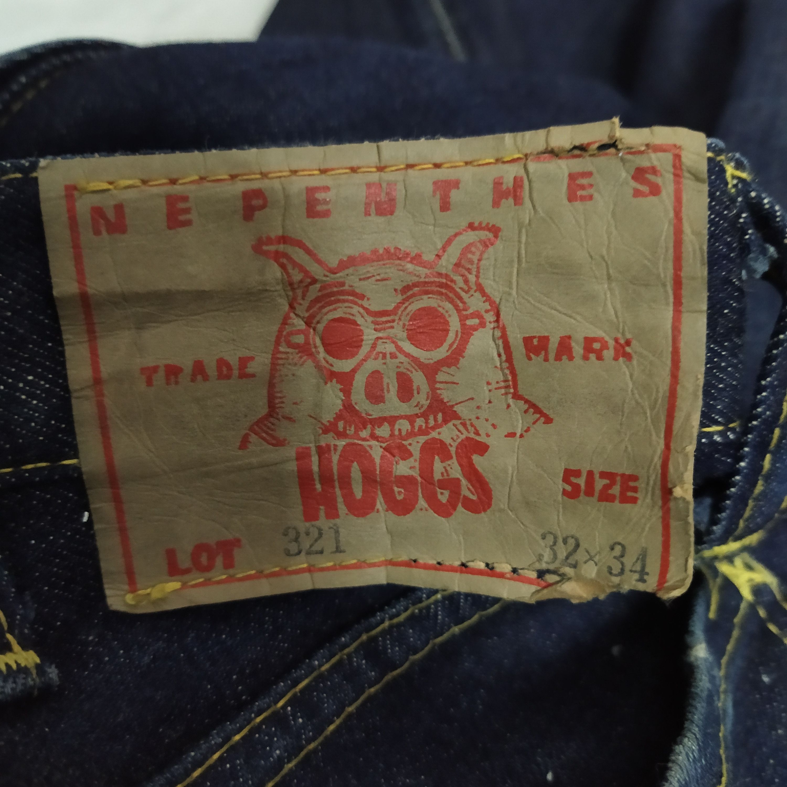 Hoggs of Fife NEPENTHES x HOGGS x LEE DENIM SELVEDGE Special Col (D7) W32 Size US 32 / EU 48 - 9 Thumbnail