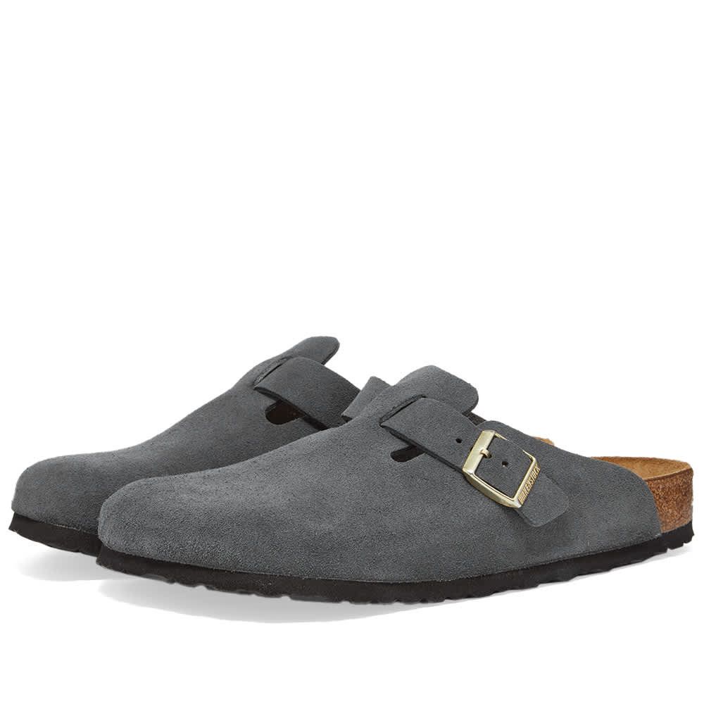 Birkenstock BIRKENSTOCK BOSTON BS SFB DARK GREY 1021255 10 US 43 EU Size US 10.5 / EU 43-44 - 1 Thumbnail