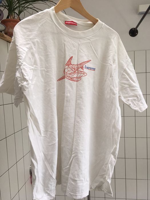 Supreme cheap shark tee