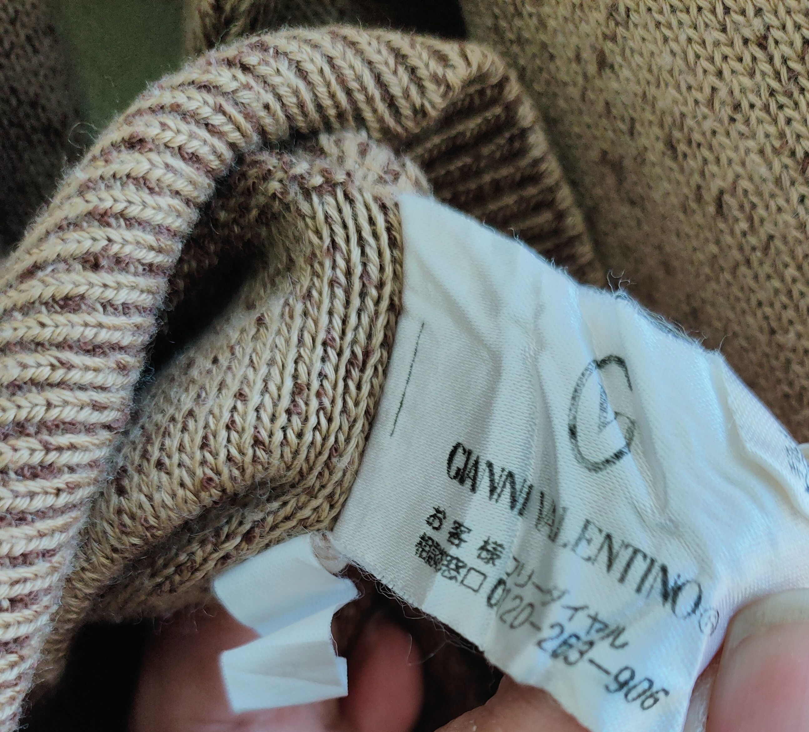 Gianni Valentino × Valentino GIANNI VALENTINO Italy knitwear sweater embroidered logo Size US L / EU 52-54 / 3 - 10 Thumbnail