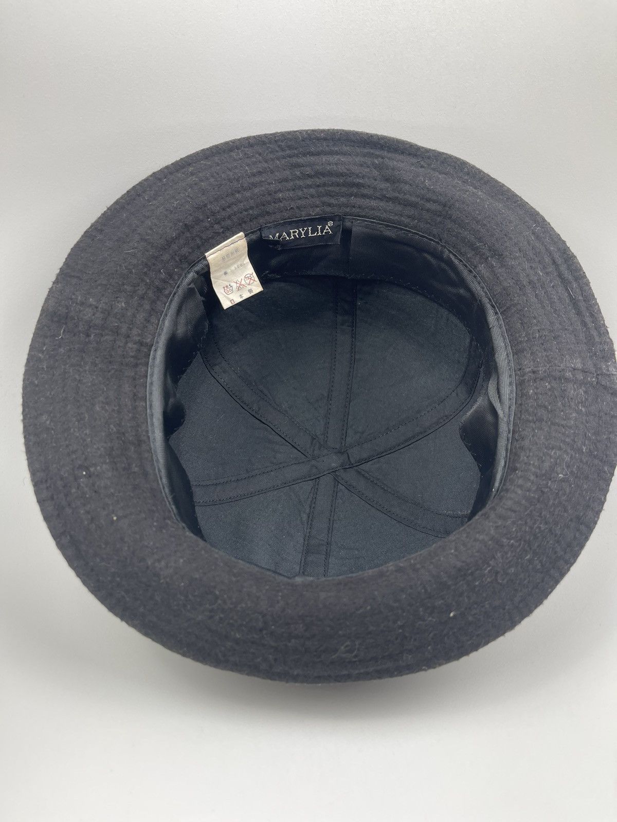 Japanese Brand Marylia black bucket hat Size ONE SIZE - 6 Thumbnail