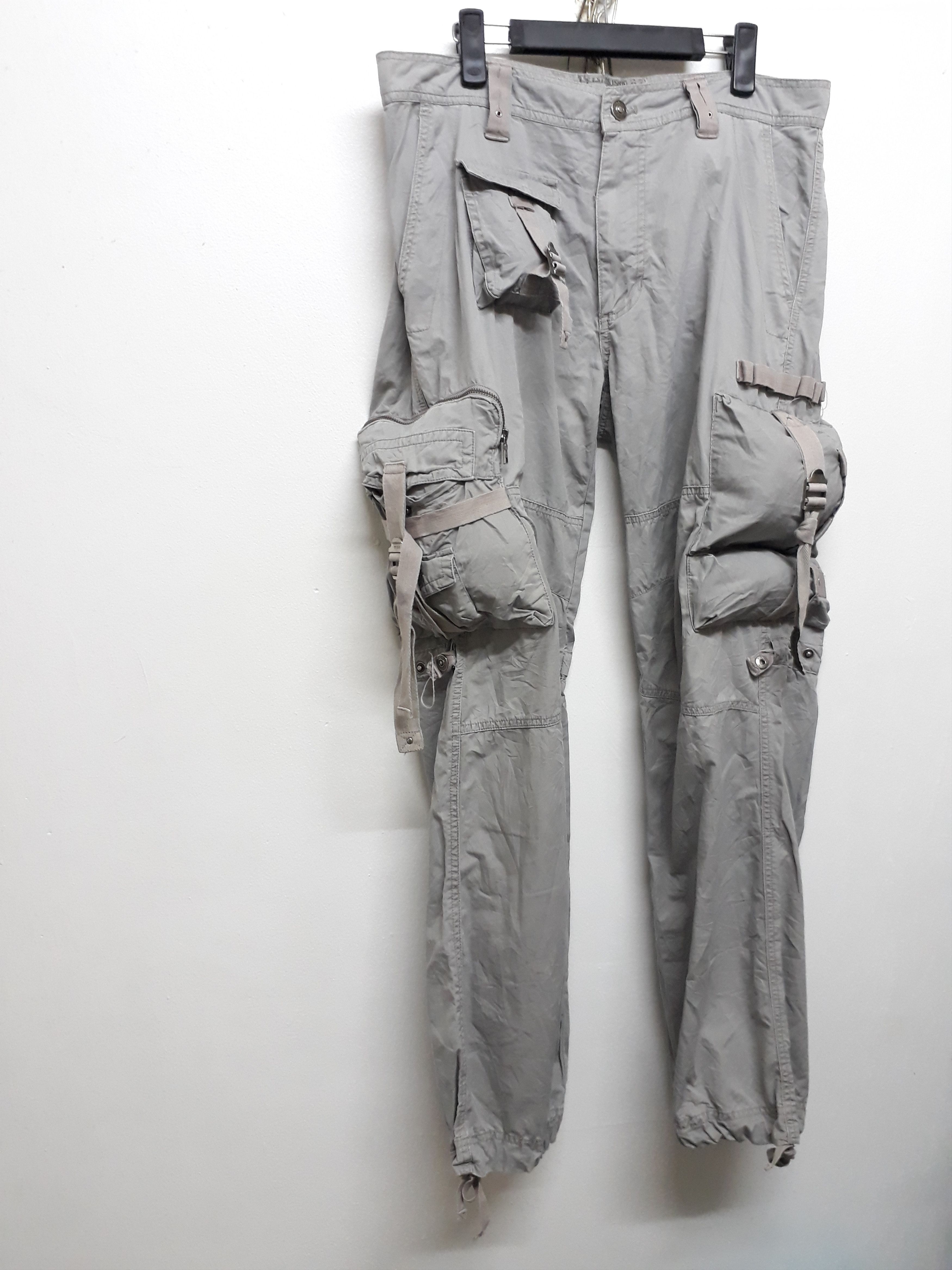If Six Was Nine 💥TBJ Multipocket 3D Utility Outdoor Trouser Pants Size US 35 - 10 Thumbnail
