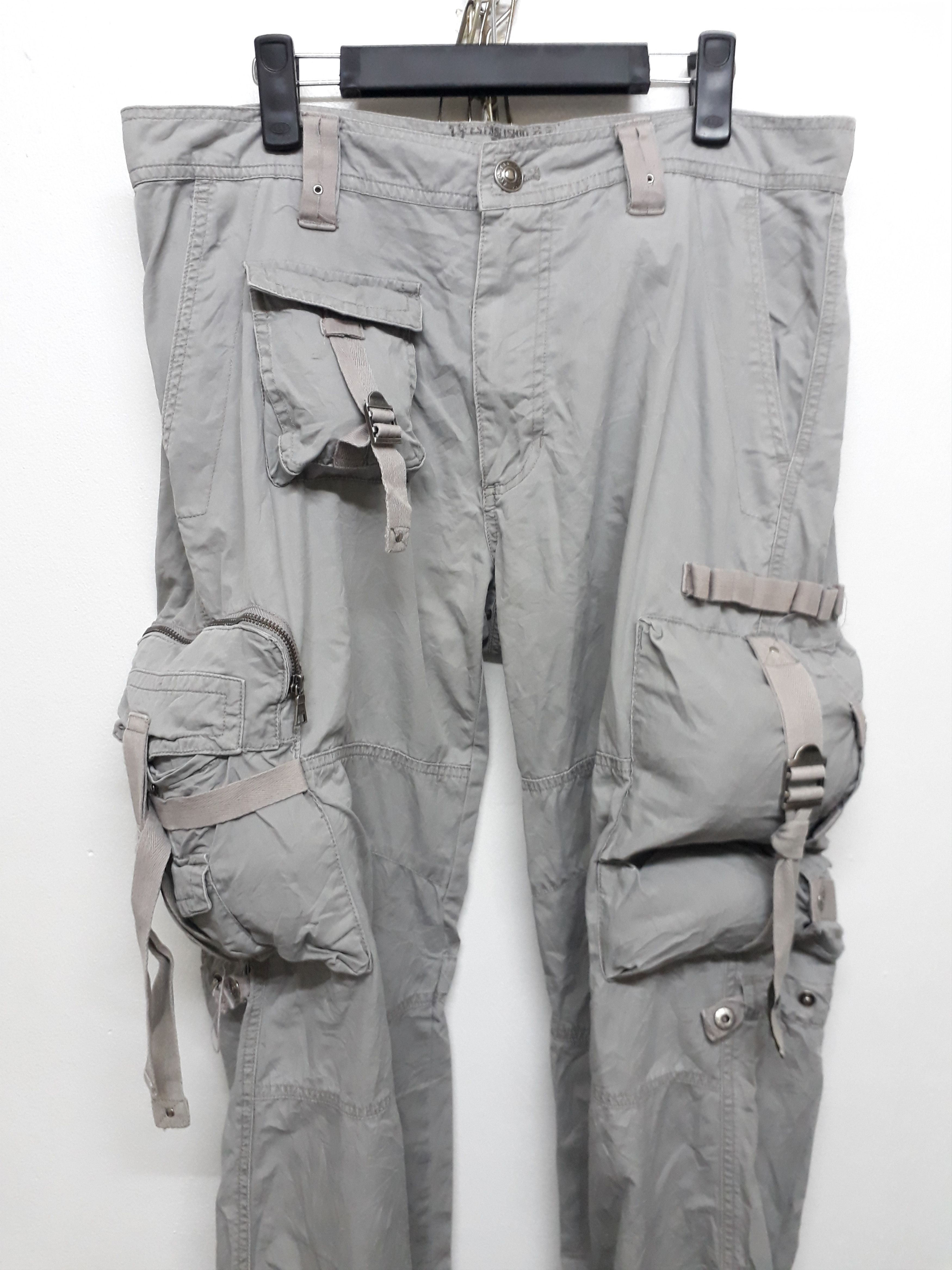 If Six Was Nine 💥TBJ Multipocket 3D Utility Outdoor Trouser Pants Size US 35 - 11 Thumbnail