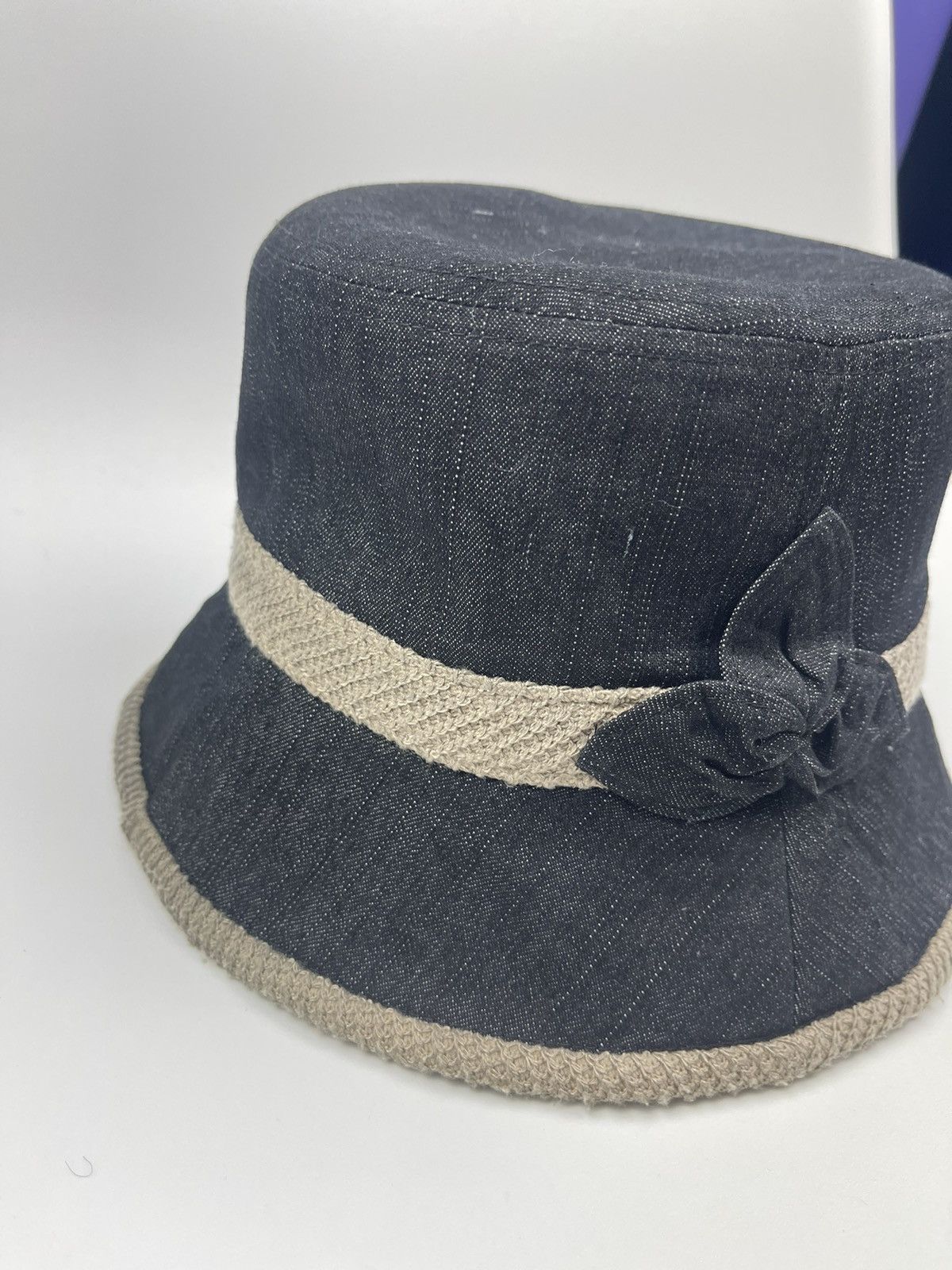Japanese Brand Denim Bucket Hat Size ONE SIZE - 3 Thumbnail