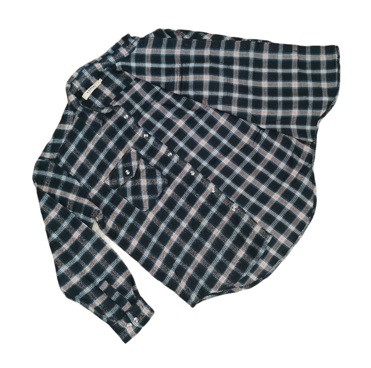 Flannel Kansai Jeans Flannel Long Sleeve Shirt Size US M / EU 48-50 / 2 - 8 Thumbnail