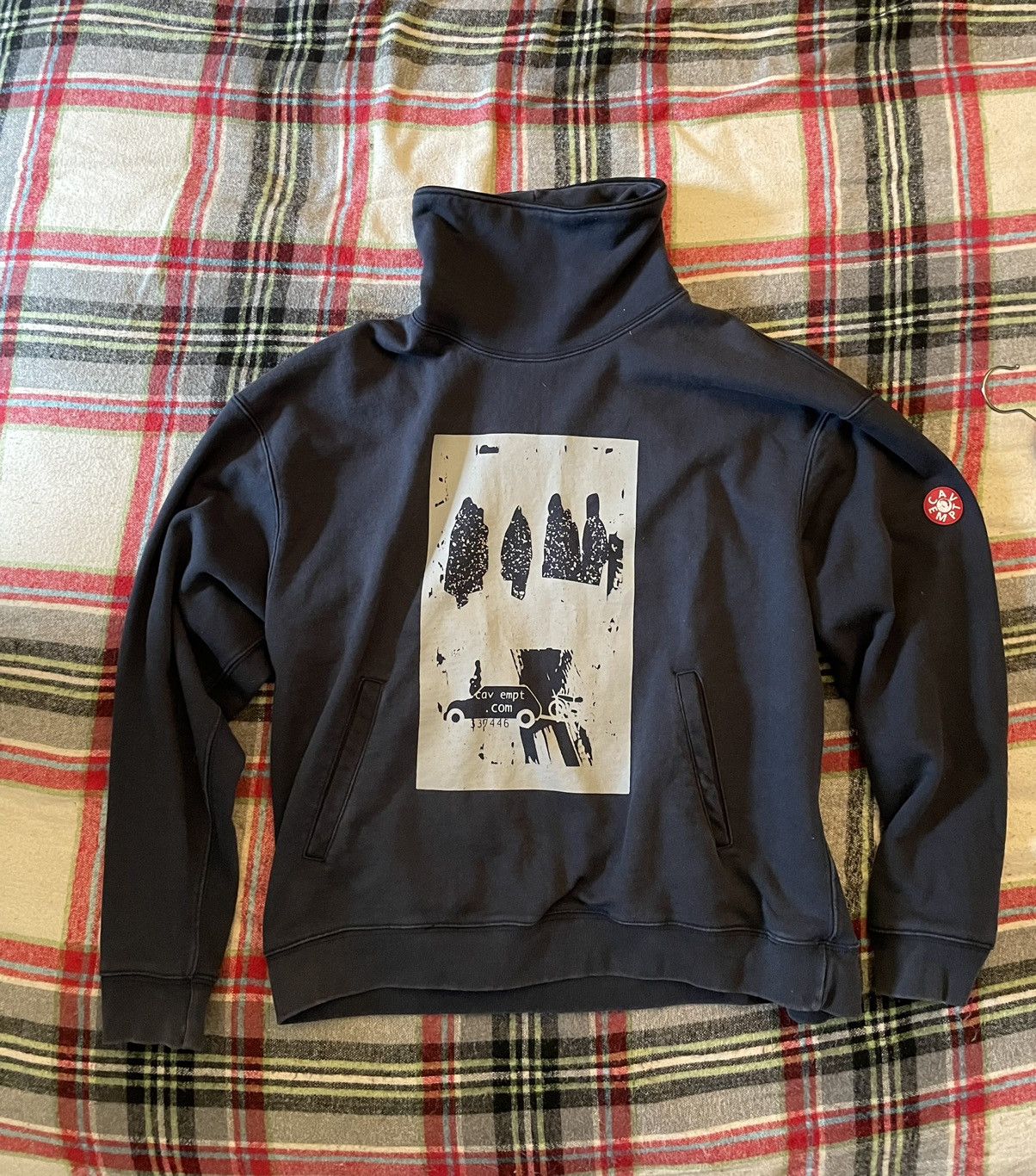 Cav Empt × Japanese Brand Cav Empt Fog Patch Mock Turtleneck  