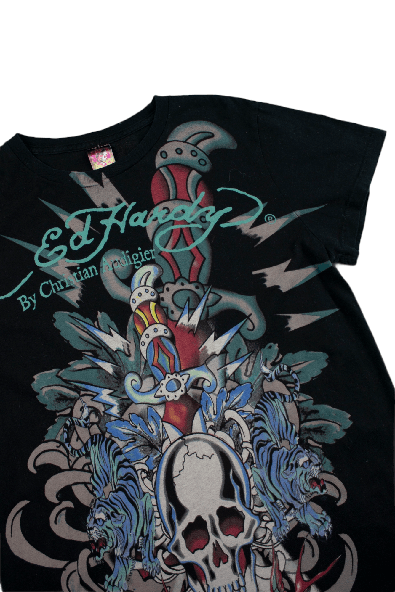 Christian Audigier Ed Hardy T shirt Tees Drip Size US S / EU 44-46 / 1 - 3 Thumbnail