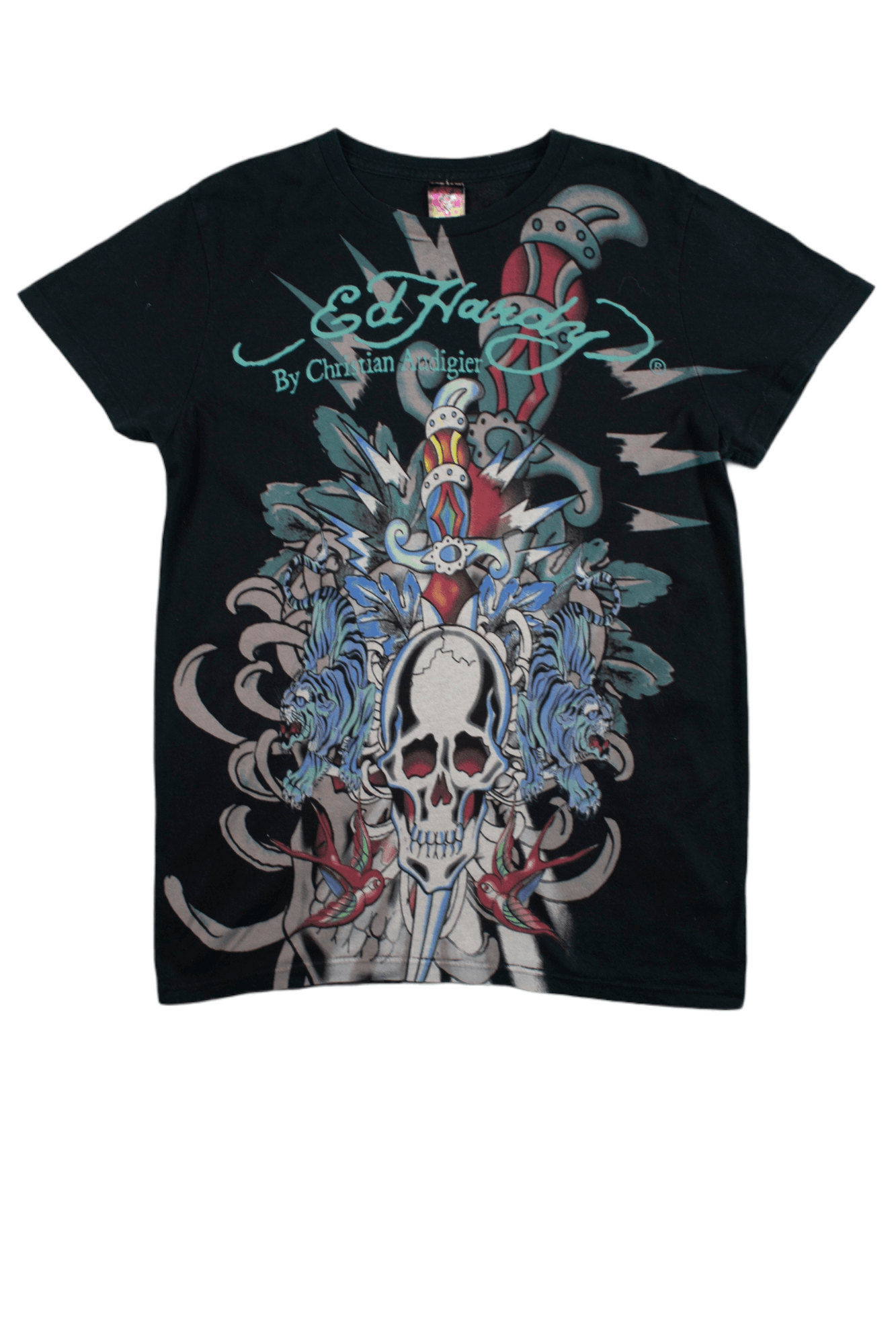 Christian Audigier Ed Hardy T shirt Tees Drip Size US S / EU 44-46 / 1 - 1 Thumbnail
