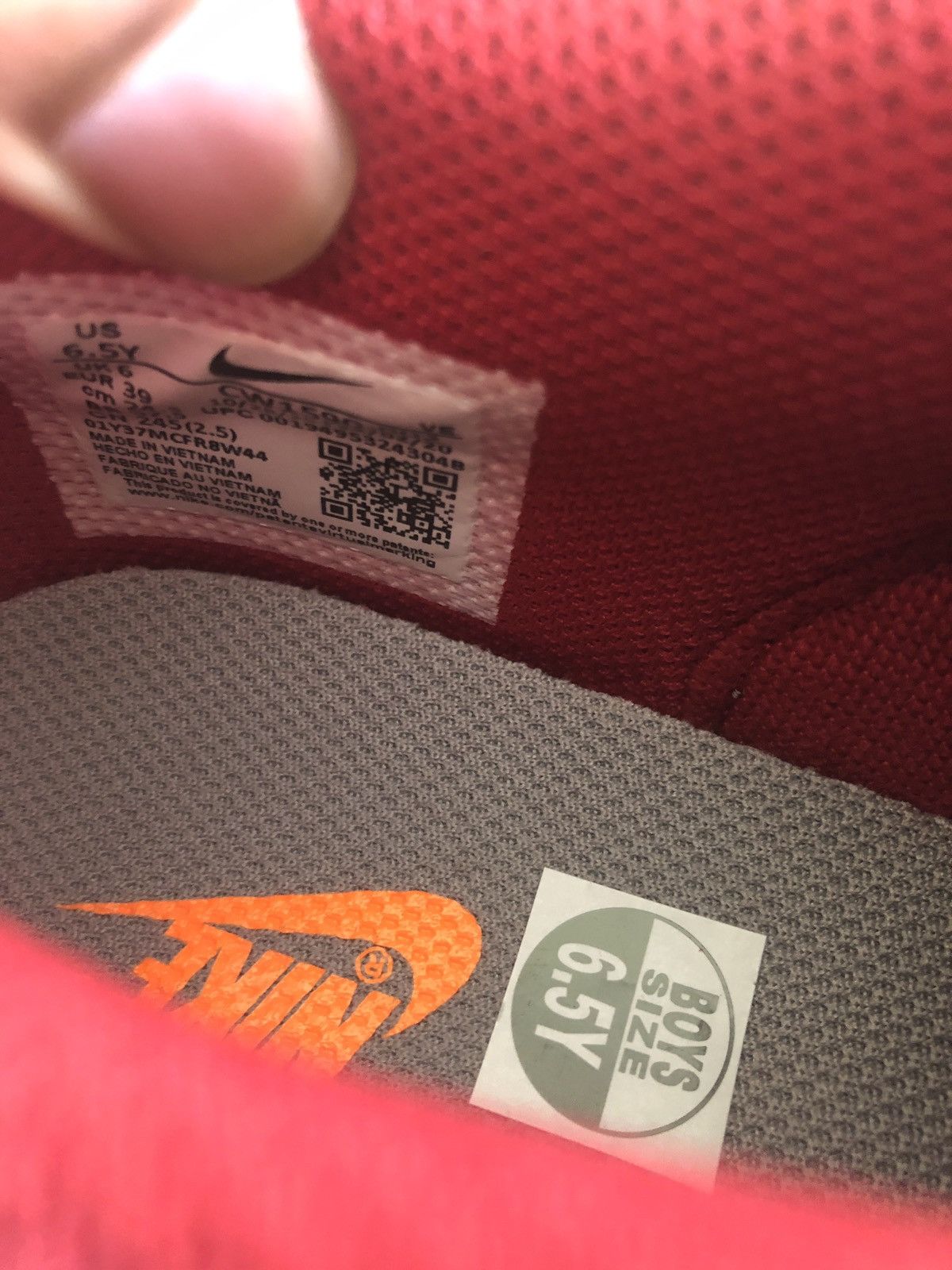Nike Nike Dunk Low UNLV Size US 6.5 / EU 39-40 - 7 Thumbnail