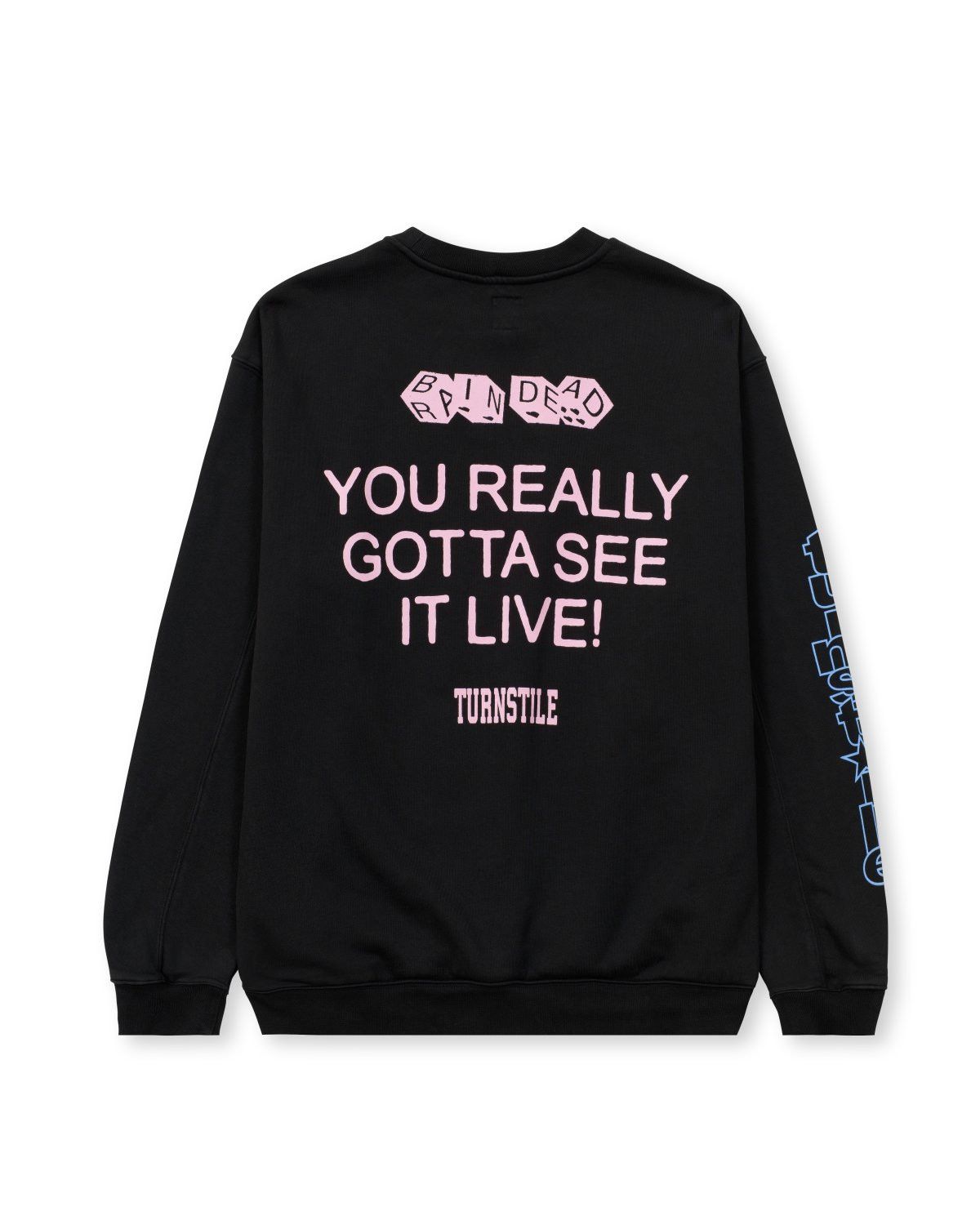 最大80％オフ Brain Dead Brain Dead x Turnstile See it Live Crewneck | Grailed トップス