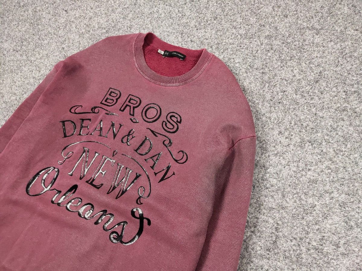 Dsquared2 Vintage Dsquared2 Big logo Bros Garment Dyed sweatshirt Size US XL / EU 56 / 4 - 4 Thumbnail