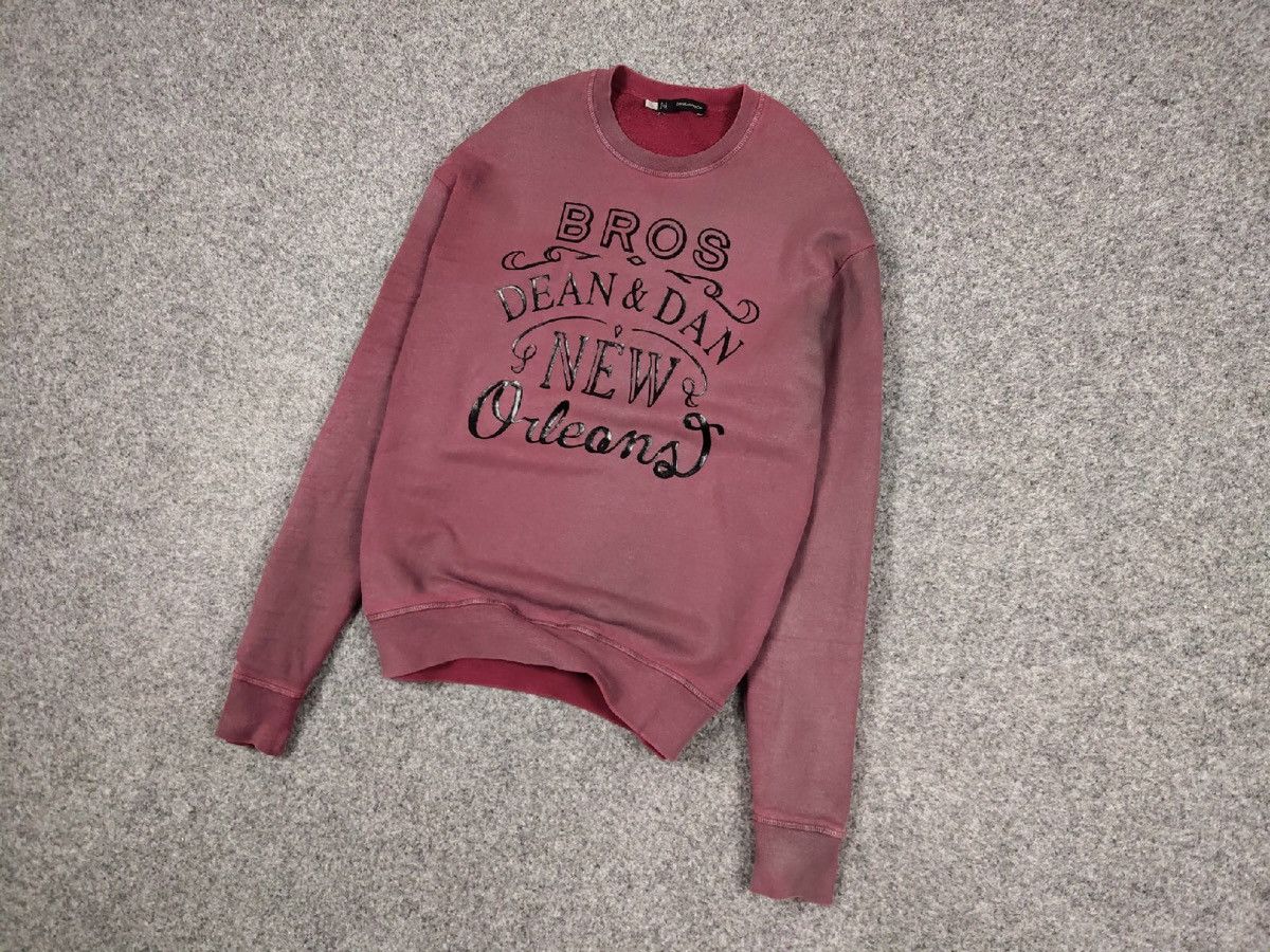 Dsquared2 Vintage Dsquared2 Big logo Bros Garment Dyed sweatshirt Size US XL / EU 56 / 4 - 3 Thumbnail
