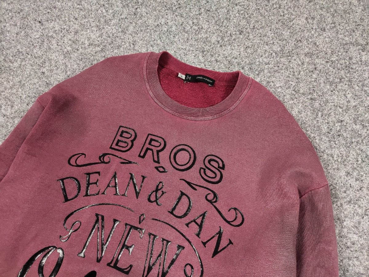 Dsquared2 Vintage Dsquared2 Big logo Bros Garment Dyed sweatshirt Size US XL / EU 56 / 4 - 8 Thumbnail