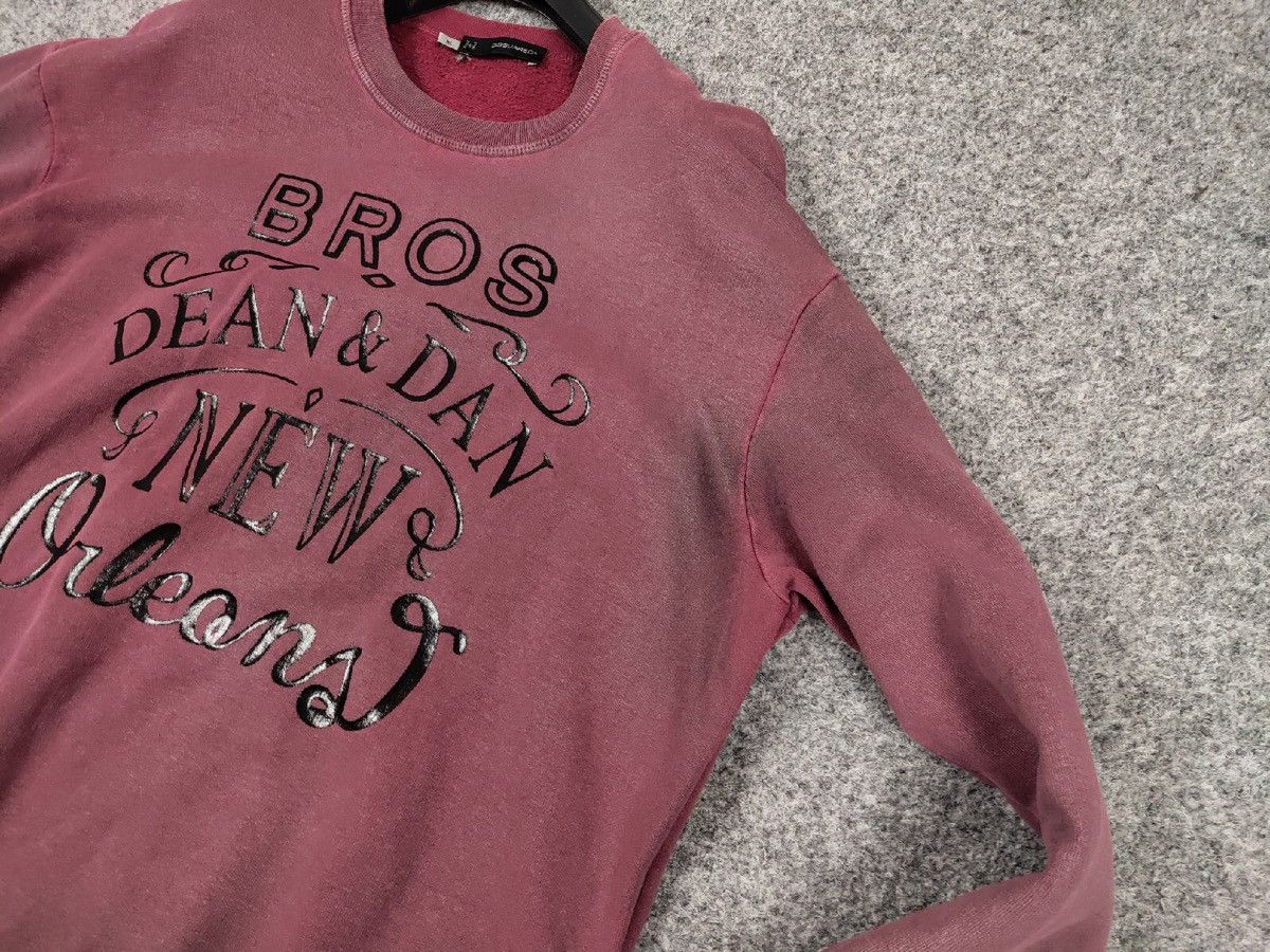 Dsquared2 Vintage Dsquared2 Big logo Bros Garment Dyed sweatshirt Size US XL / EU 56 / 4 - 20 Thumbnail