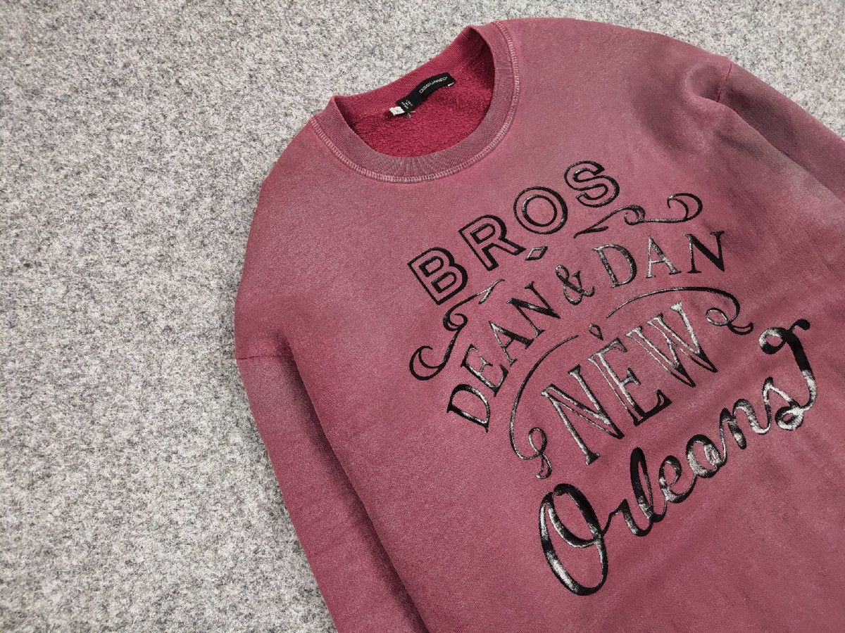 Dsquared2 Vintage Dsquared2 Big logo Bros Garment Dyed sweatshirt Size US XL / EU 56 / 4 - 7 Thumbnail