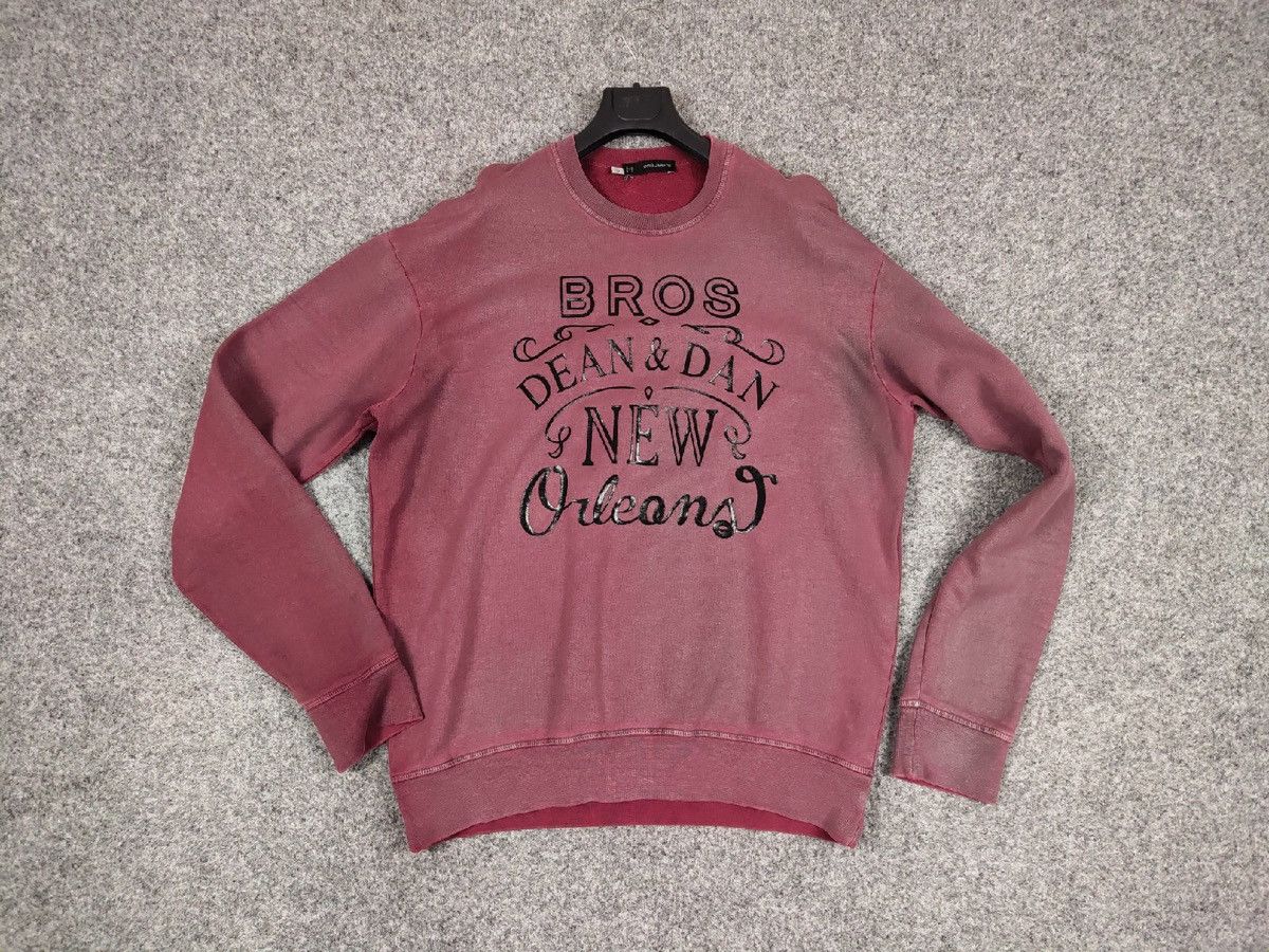 Dsquared2 Vintage Dsquared2 Big logo Bros Garment Dyed sweatshirt Size US XL / EU 56 / 4 - 19 Thumbnail