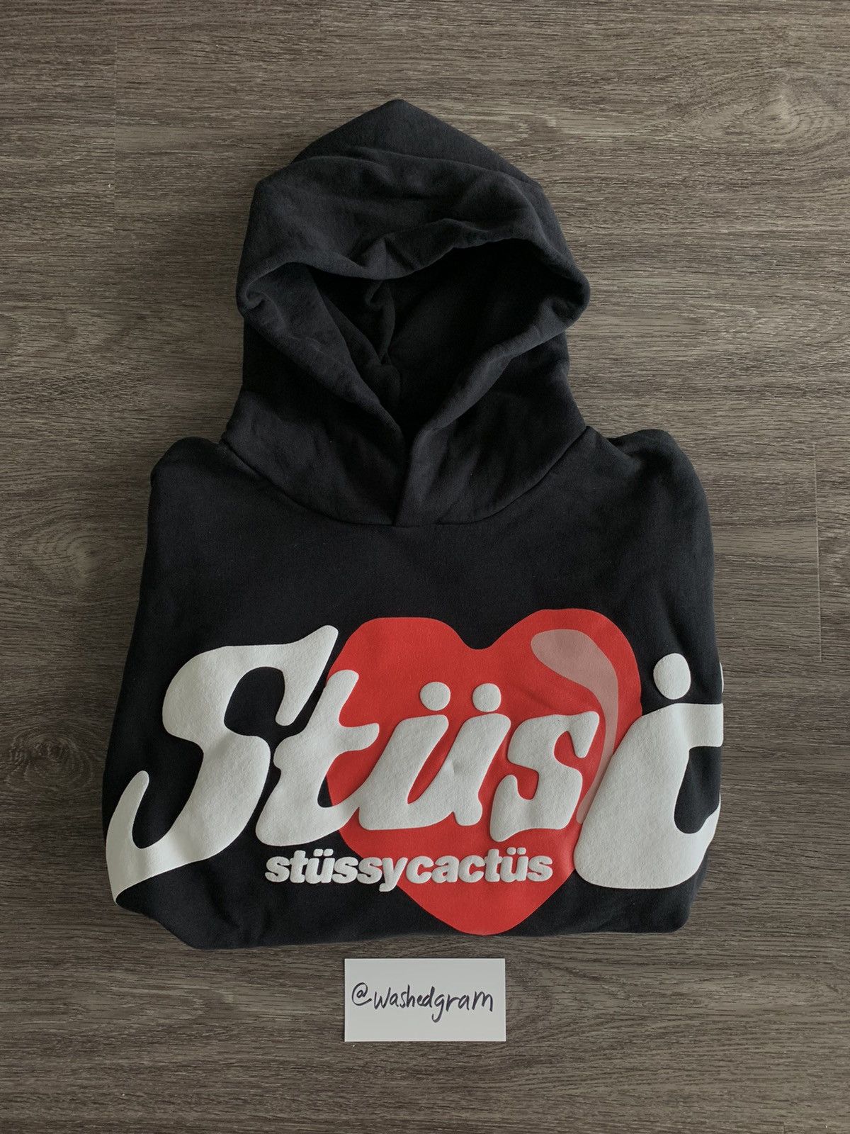 Cactus Plant Flea Market × Stussy Stussy x CPFM Heart Hoodie