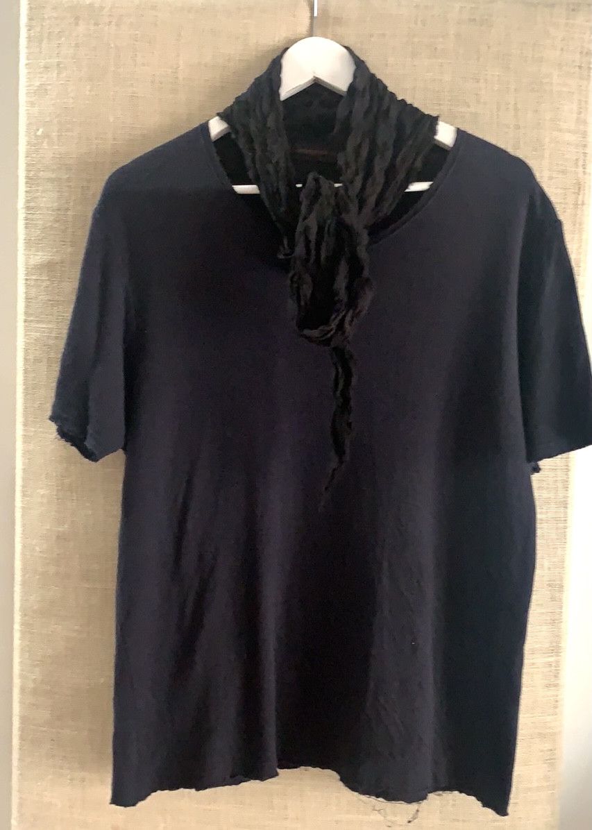 Undercover RARE UNDERCOVER scarf attachment t-shirt Size US M / EU 48-50 / 2 - 3 Thumbnail
