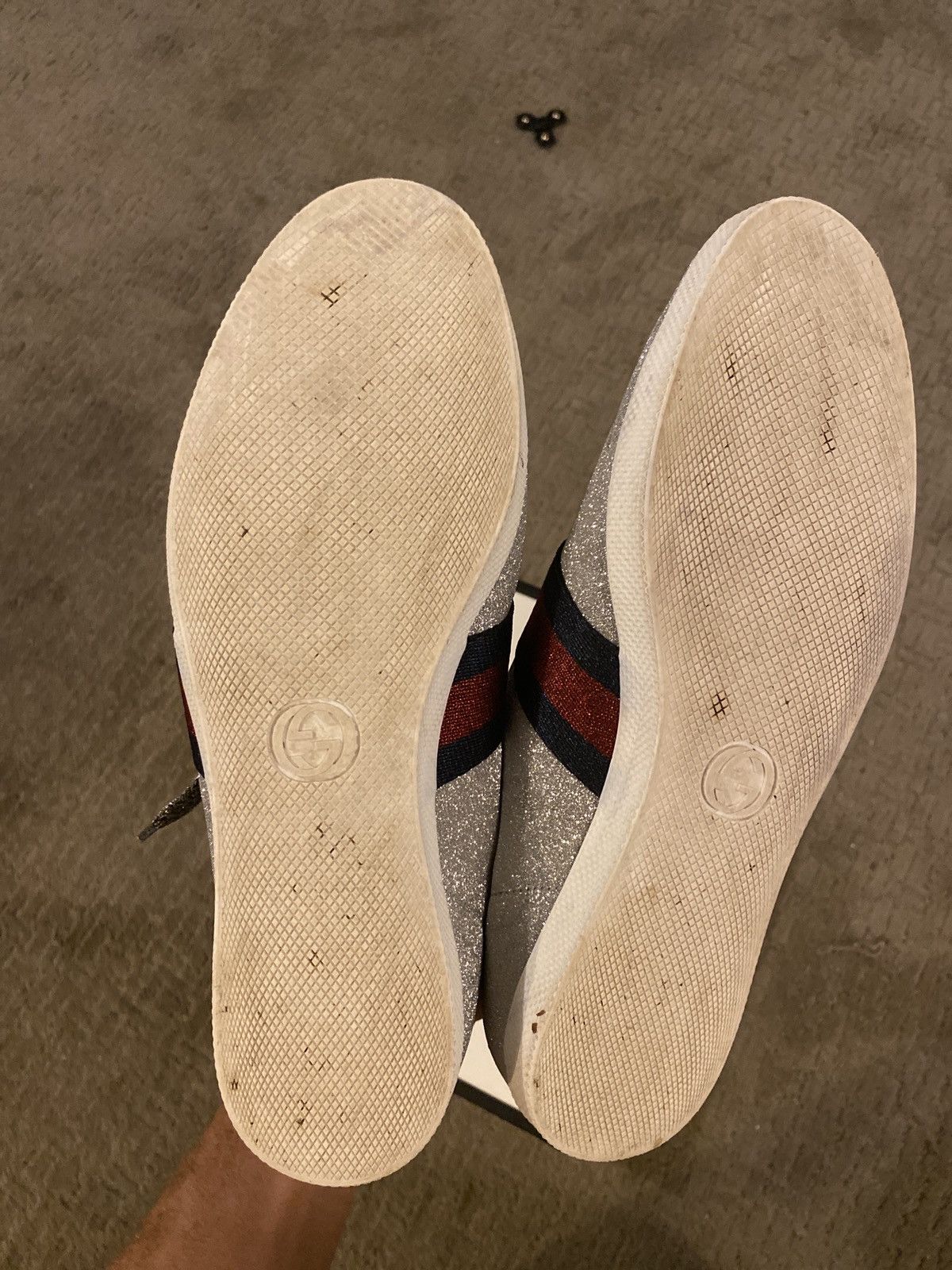 Gucci *NEED GONE*Gucci Glitter Web Low Size US 10 / EU 43 - 8 Thumbnail