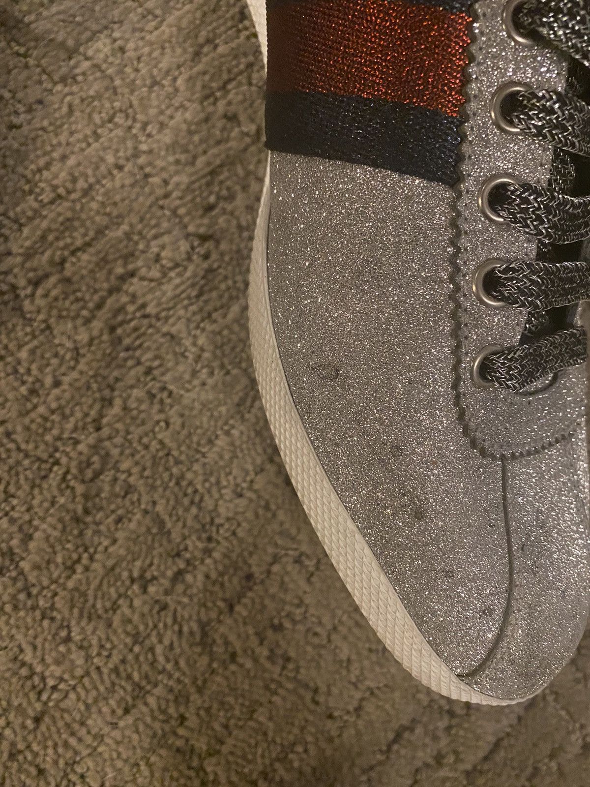 Gucci *NEED GONE*Gucci Glitter Web Low Size US 10 / EU 43 - 11 Thumbnail