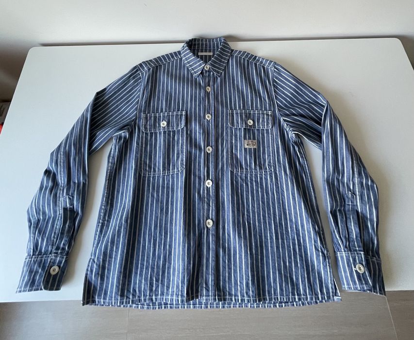 Our Legacy Stussy Our Legacy - Country Shirt - Chambray Stripe