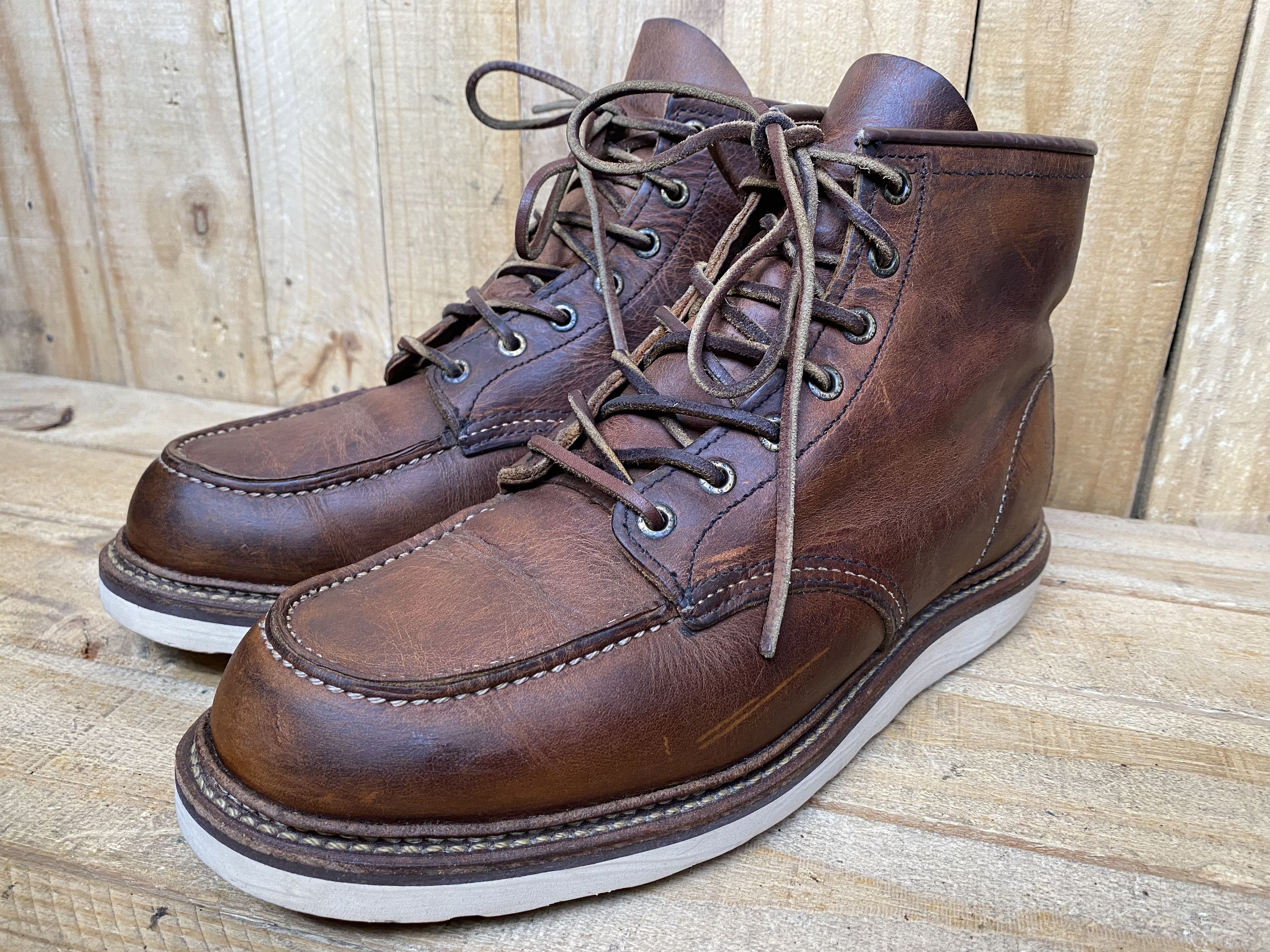 Red Wing Red Wing Heritage Brown Copper Rough Tough Moc Toe | Grailed