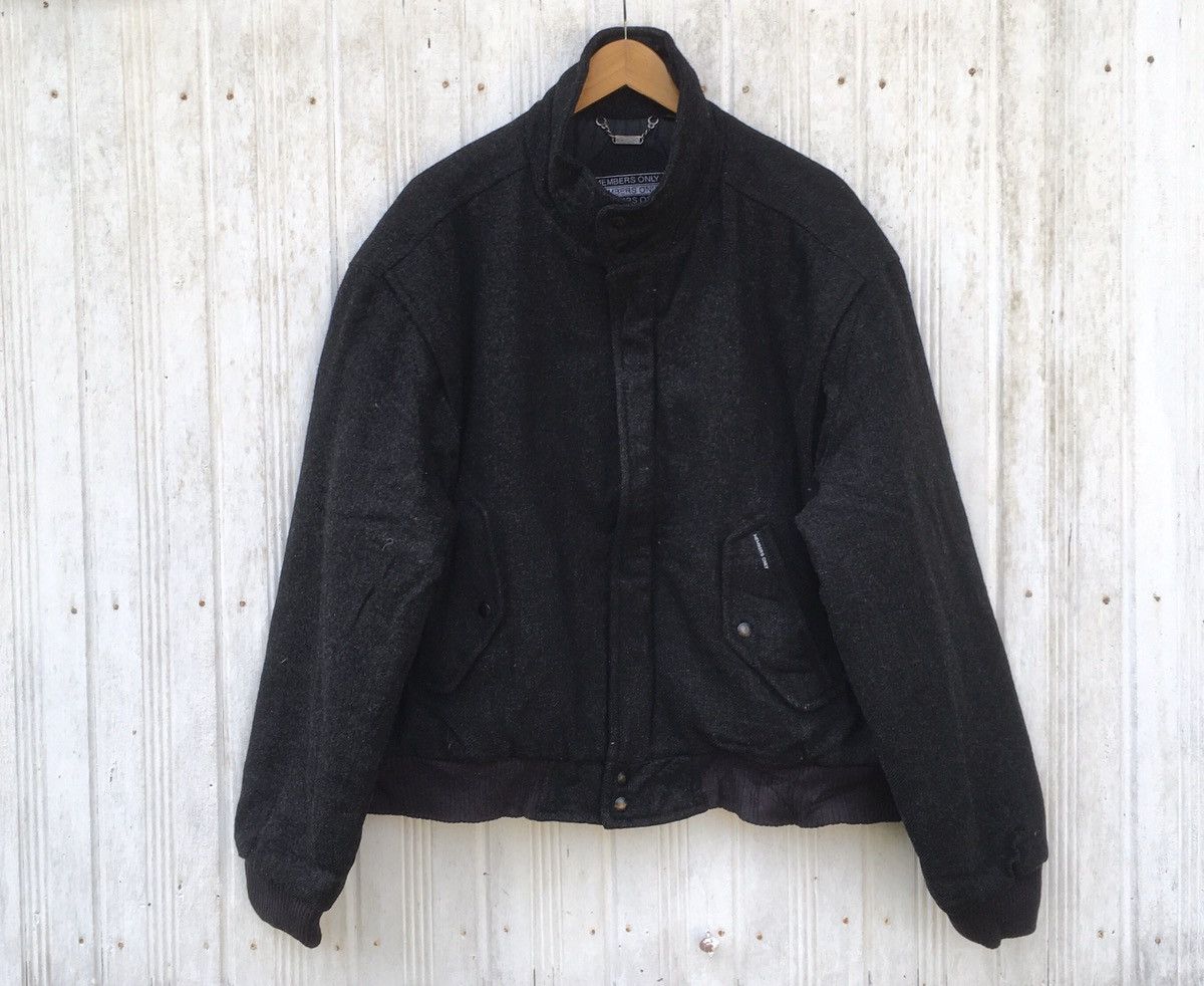 Member Only Wool Blend Bomber Jacket
