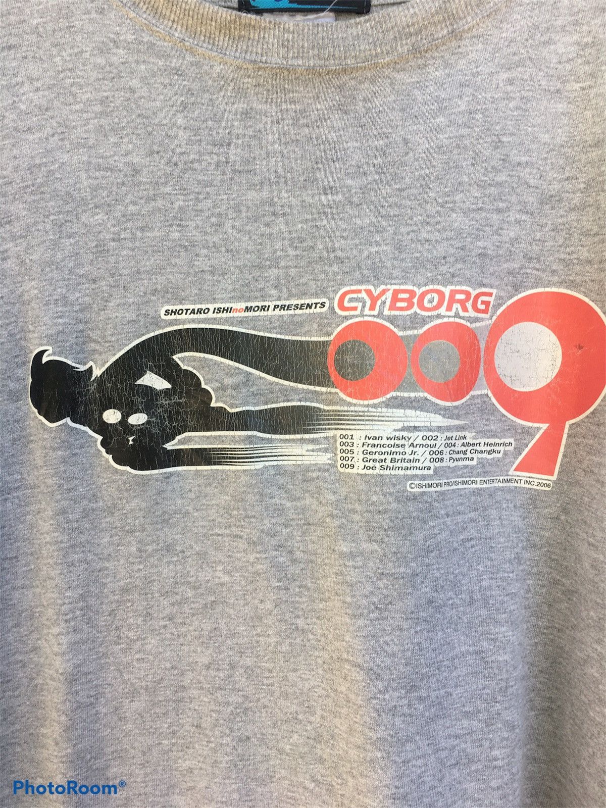Anime × Japanese Brand 2006 Cyborg 009 Tee Size US M / EU 48-50 / 2 - 1 Thumbnail