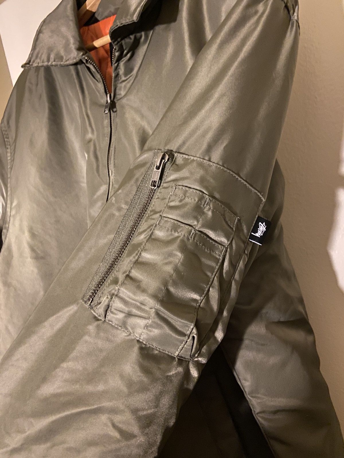 Stussy Stussy Green Bomber jacket size XL Size US XL / EU 56 / 4 - 2 Thumbnail