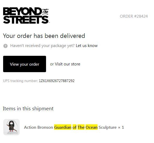 Action Bronson Action Bronson Guardian of The Ocean Size ONE SIZE - 4 Thumbnail