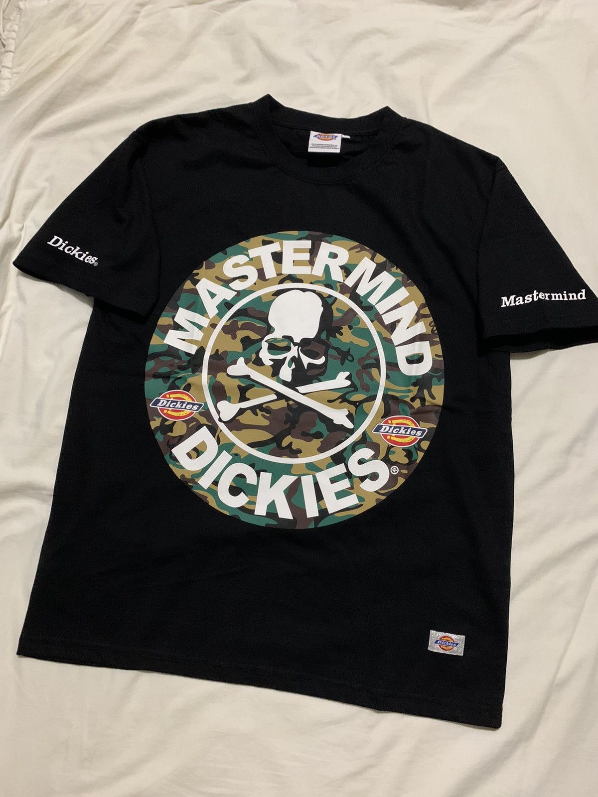 Dickies MASTERMIND X DICKIES CAMO LOGO TEE | Grailed