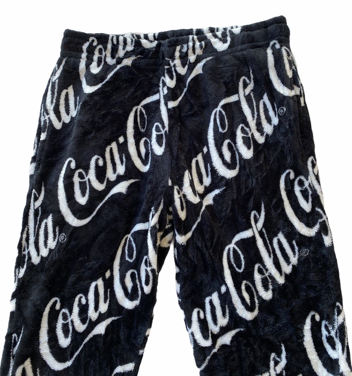 Coca Cola 🔥Vintage 80s Coca Cola Streetwear Fleece Sweatpants Size US 30 / EU 46 - 2 Thumbnail