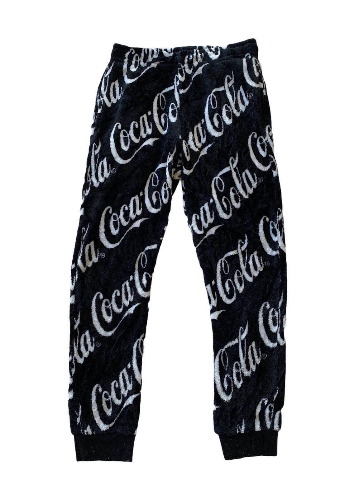 Coca Cola 🔥Vintage 80s Coca Cola Streetwear Fleece Sweatpants Size US 30 / EU 46 - 1 Thumbnail