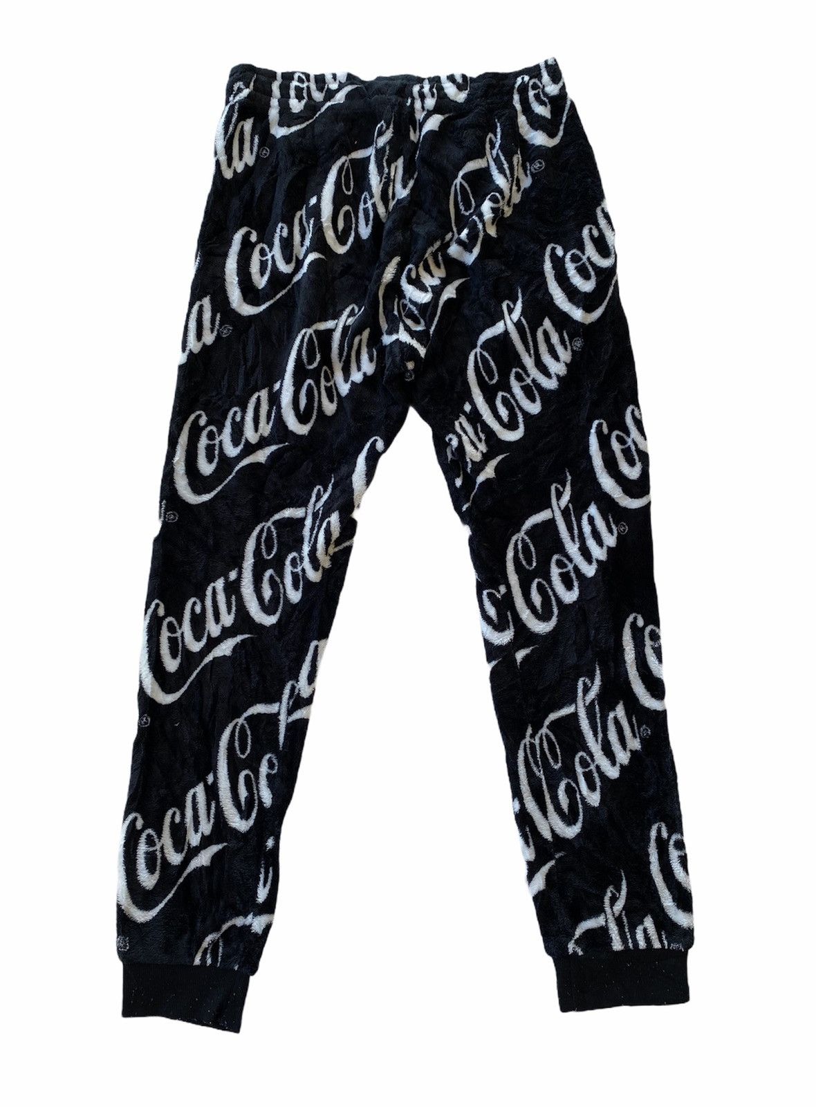 Coca Cola 🔥Vintage 80s Coca Cola Streetwear Fleece Sweatpants Size US 30 / EU 46 - 3 Thumbnail