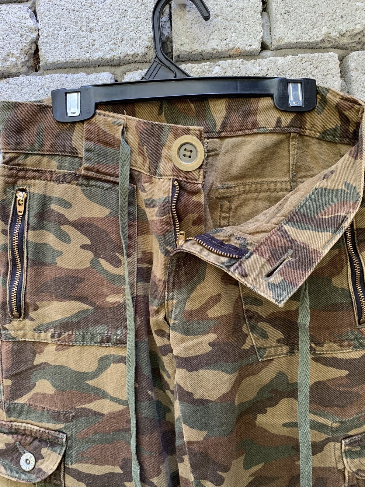 Japanese Brand Coco Lulu Camouflage Cargo Pants Size US 28 / EU 44 - 8 Thumbnail
