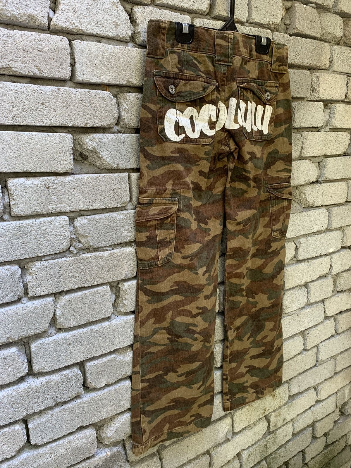 Japanese Brand Coco Lulu Camouflage Cargo Pants Size US 28 / EU 44 - 6 Thumbnail