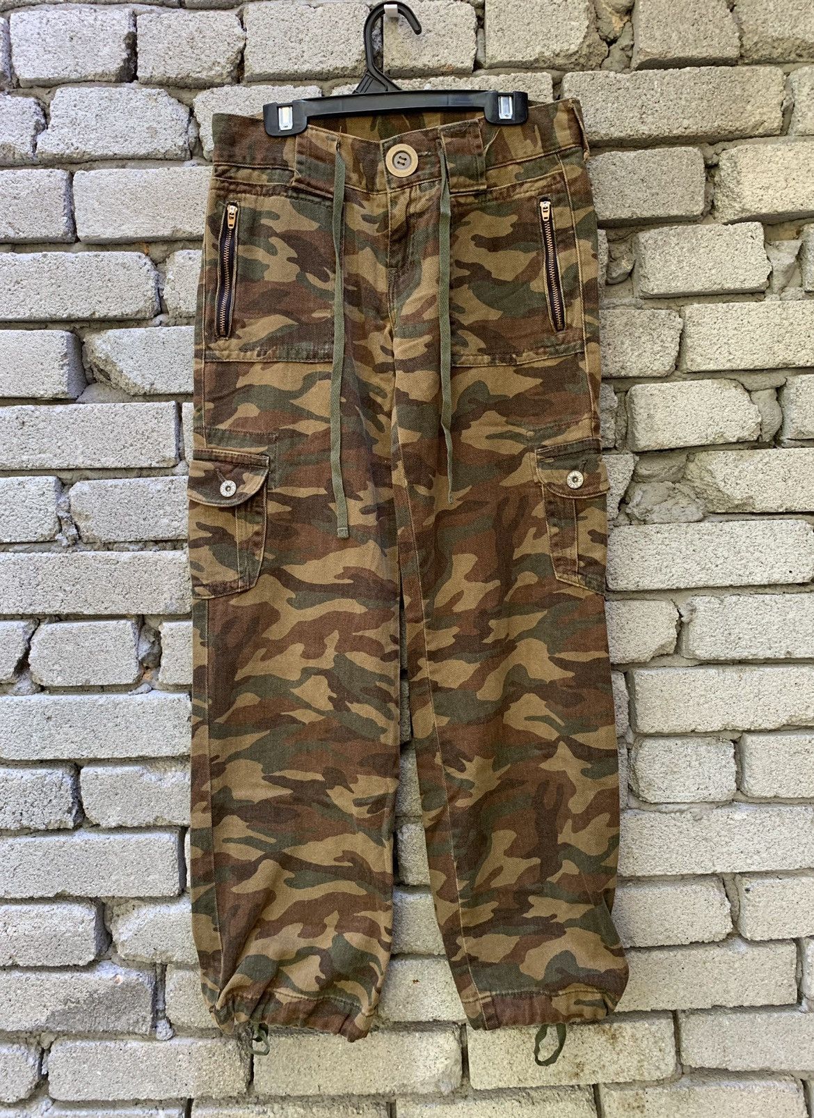 Japanese Brand Coco Lulu Camouflage Cargo Pants Size US 28 / EU 44 - 14 Thumbnail