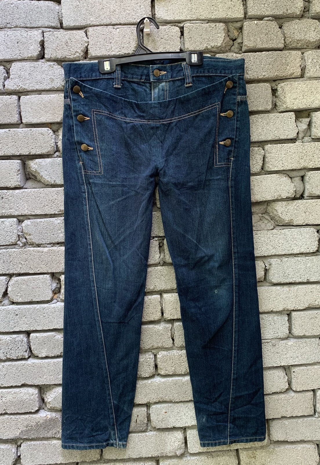 Japanese Brand Japanese brand denim pants Size US 34 / EU 50 - 2 Thumbnail