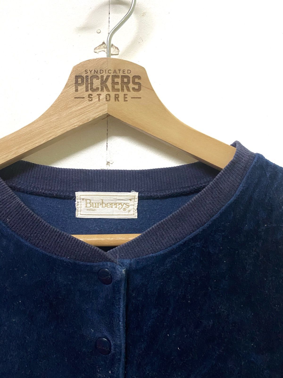 Burberry Vintage Burberry Halfbutton MiniLogo Spellout Medium Size US M / EU 48-50 / 2 - 4 Thumbnail