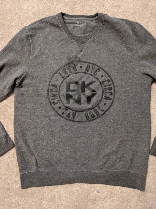 DKNY × Donna Karan DKNY Big Circle Logo Crewneck Sweatshirt Size US L / EU 52-54 / 3 - 1 Preview