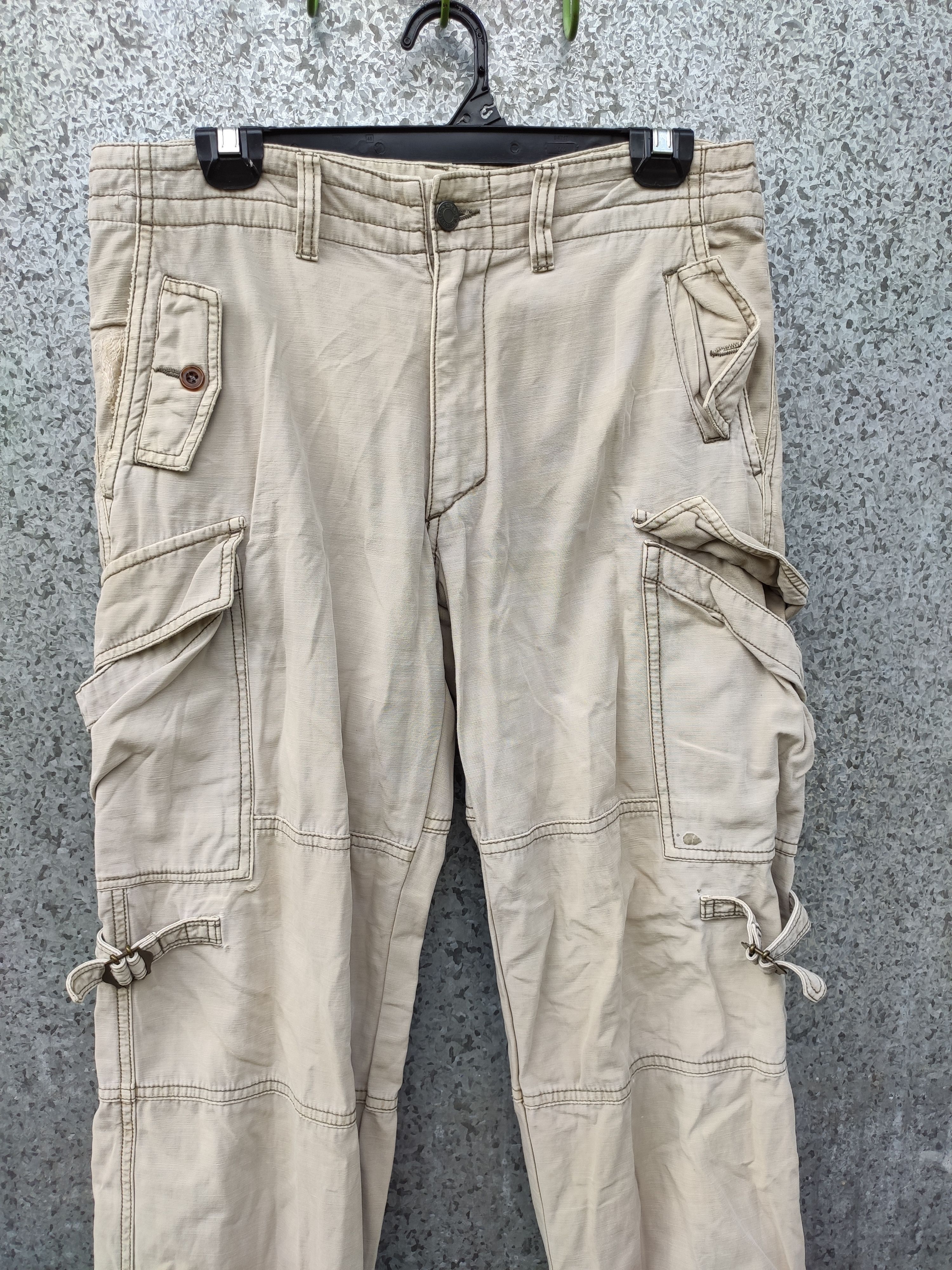 Boycott Boycott Cargo pants distressed Japan Size US 32 / EU 48 - 3 Thumbnail