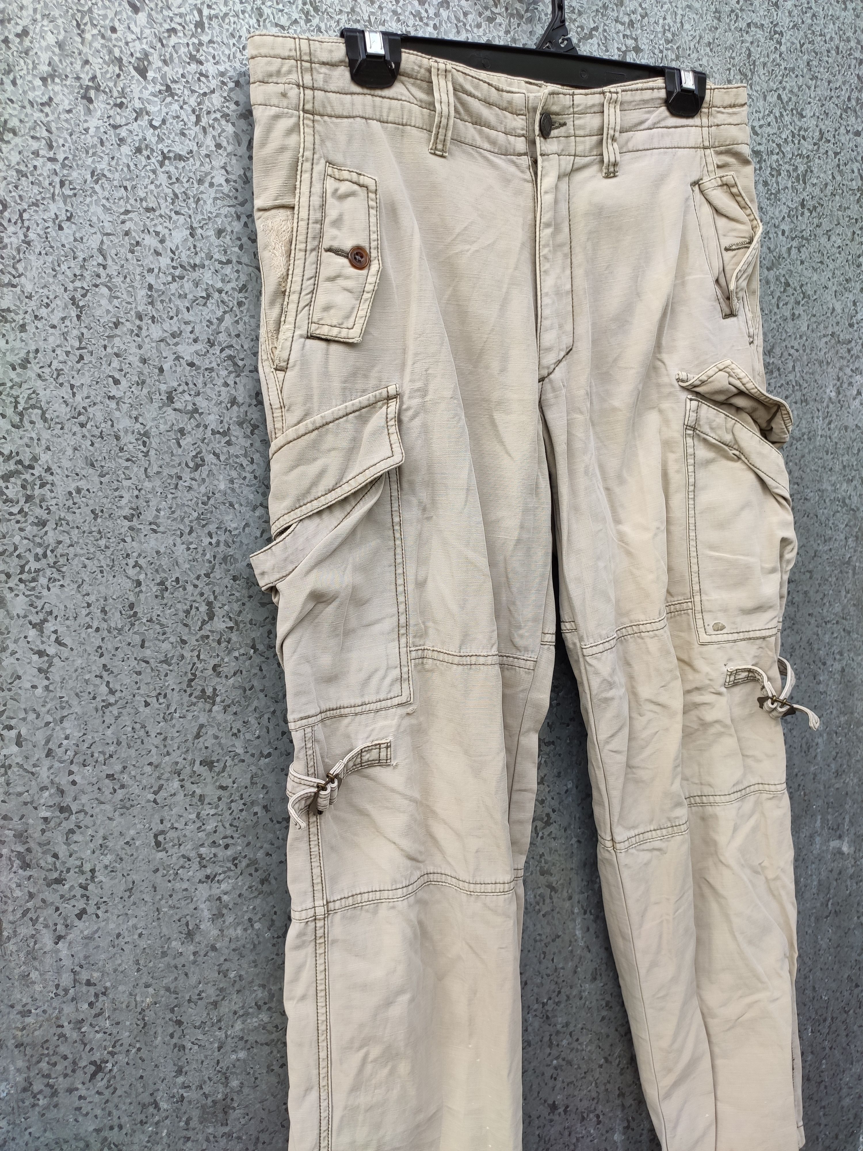 Boycott Boycott Cargo pants distressed Japan Size US 32 / EU 48 - 2 Thumbnail