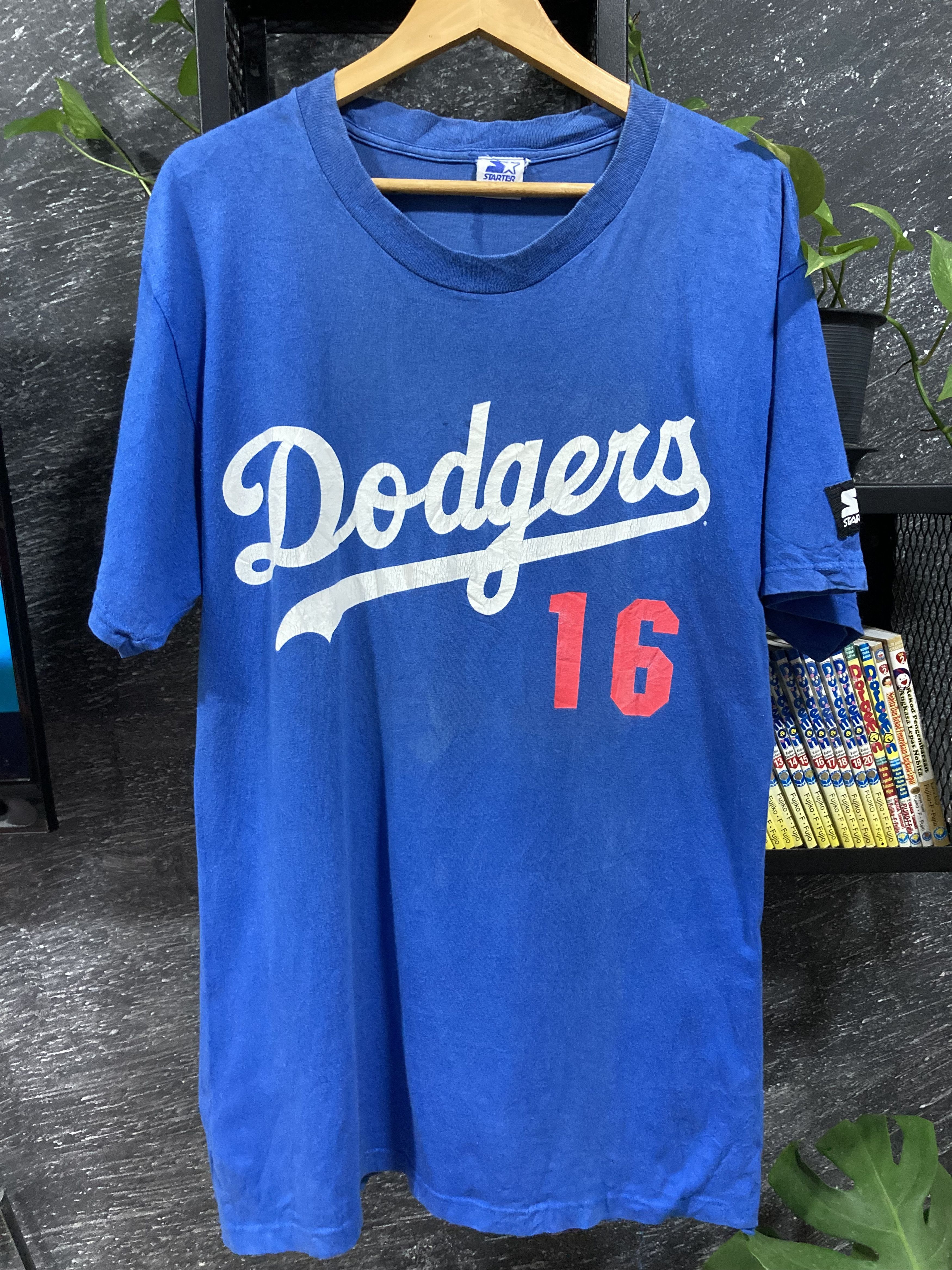 Vintage Starter - Los Angeles Dodgers / Hideo Nomo T-Shirt 1995 Large –  Vintage Club Clothing