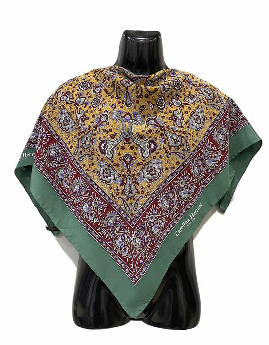 Carolina Herrera CAROLINA HERRERA SILK SCARF | Grailed