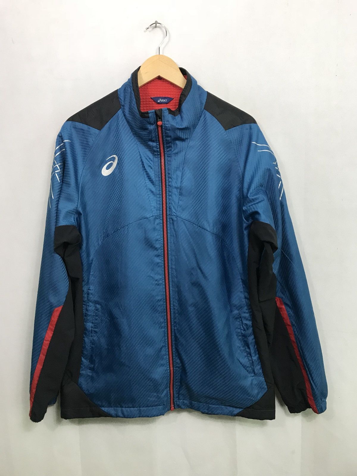 Asics Approved Nylon Light Jacket Nice Design Made In Japan