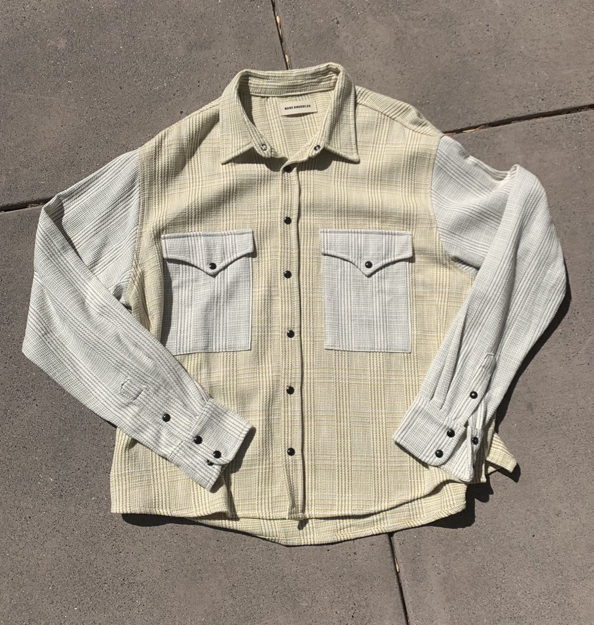 Bare Knuckles Bare knuckles two-tone yellow flannel Size US L / EU 52-54 / 3 - 1 Thumbnail
