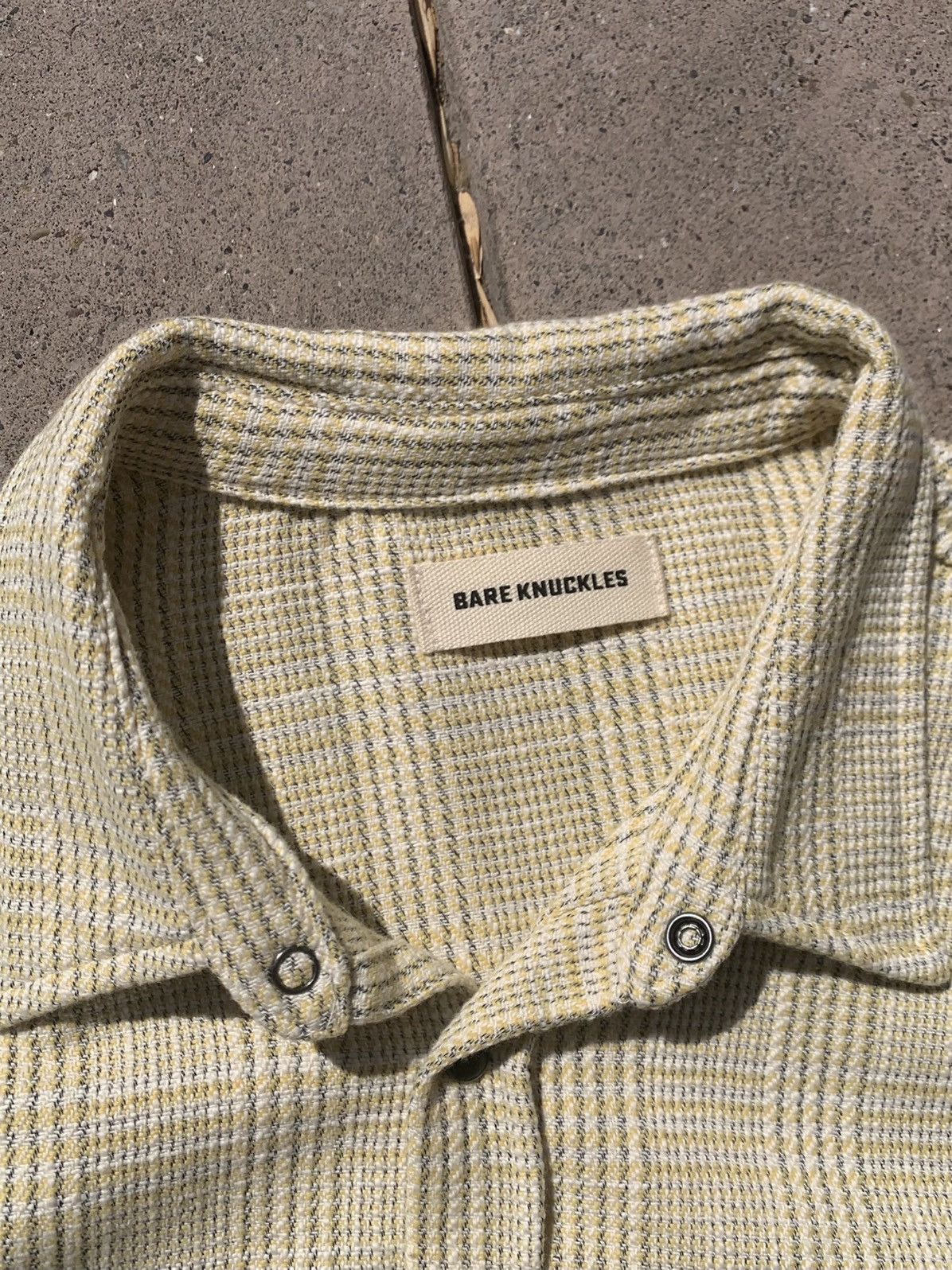 Bare Knuckles Bare knuckles two-tone yellow flannel Size US L / EU 52-54 / 3 - 2 Thumbnail